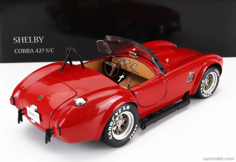 Kyosho Ford usa Shelby Cobra 427 S/c Spider 1962 1:18 Červená