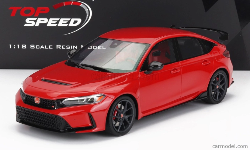 Truescale Honda Civic Type-r Lhd 2023 1:18 Red