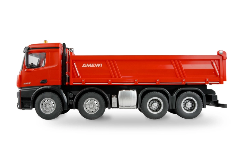 RC sklápěč Mercedes-Benz Arocs 8x4/4, červená