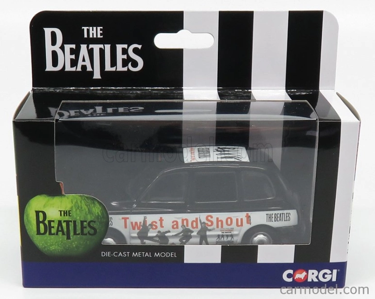 Corgi Austin London Taxi Lti Tx4 2007 - The Beatles - Twist And Shout 1:36 Černá Bílá