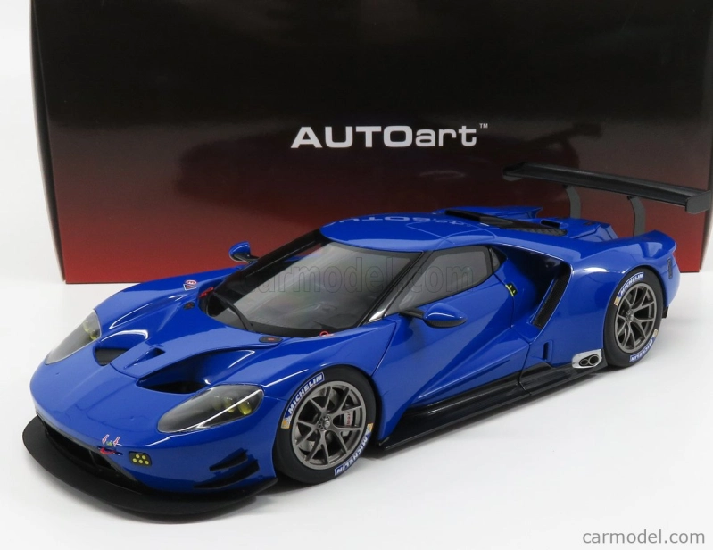 Autoart Ford usa Gt Le Mans Plain Body Version 2019 1:18 Blue