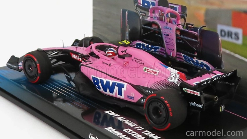 Minichamps Renault F1 A522 Team Alpine Bwt N 31 Bahrain Gp 2022 1:43, růžová