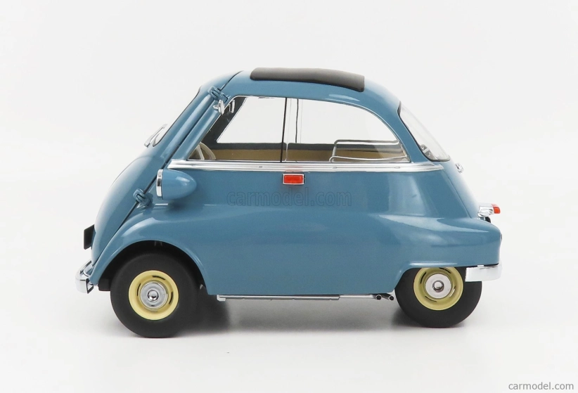 BMW Isetta 1959 v mierke 1:12 modrá sivá