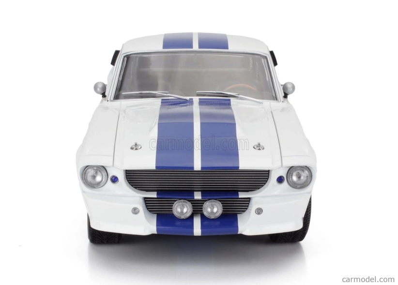 Kk-scale Ford usa Mustang Shelby Gt500 Eleanor Coupe 1967 1:12 White Blue