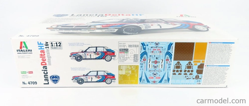 Italeri Lancia Delta Hf Integrale Martini 16v N 1 Rally Montecarlo 1990 M.biasion - T.siviero + Delta Hf Integrale Martini 16v N 7 Winner Rally Montecarlo 1990 D.auriol - B.occelli 1:12 /