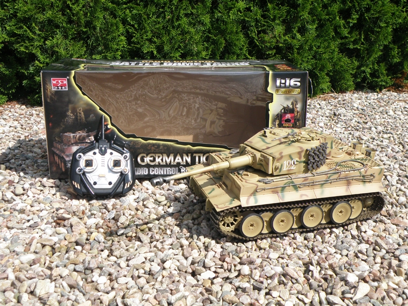RC tank 1:16 Torro Tiger 1, 2.4GHz, IR, zvuk, kamufláž