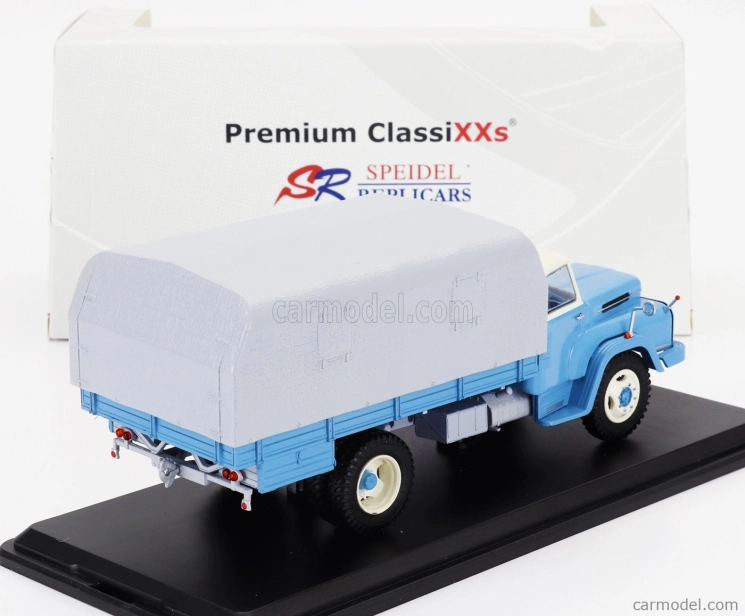 Premium classixxs Csepel D445 Truck Telonato 2-assi 1963 1:43 Light Blue Grey