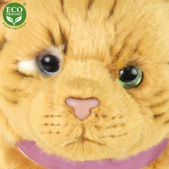 Rappa Plyšová mačka ryšavá 25 cm ECO-FRIENDLY
