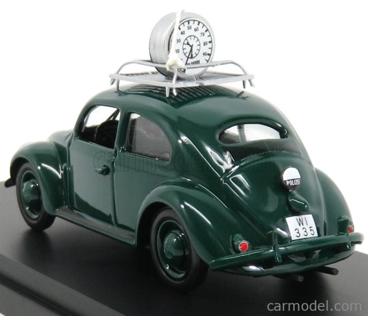 Rio-models Volkswagen Beetle Maggiolino Wiesbaden Police Speed Control 1957 1:43 čierna