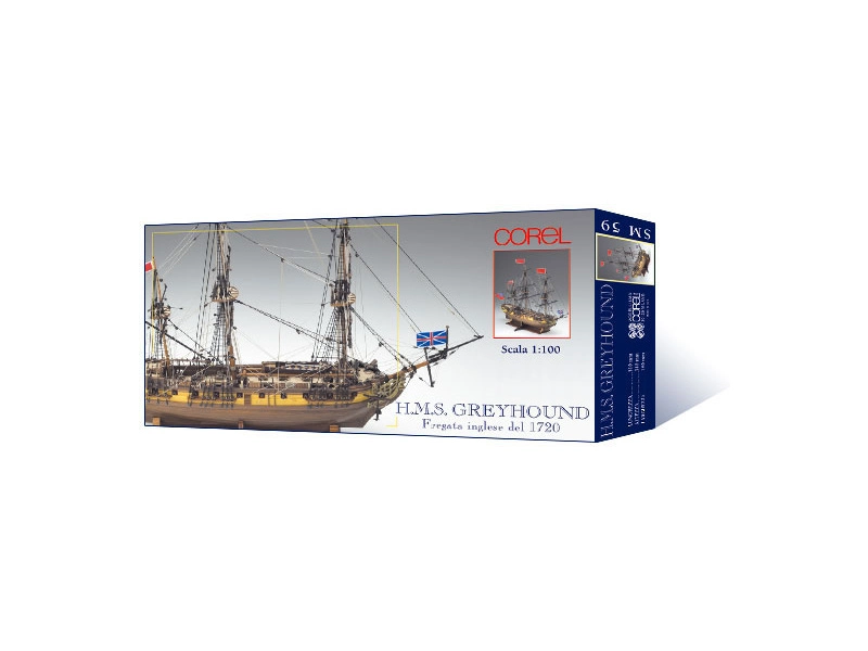 COREL H.M.S. Greyhound fregata 1720 1:100 kit