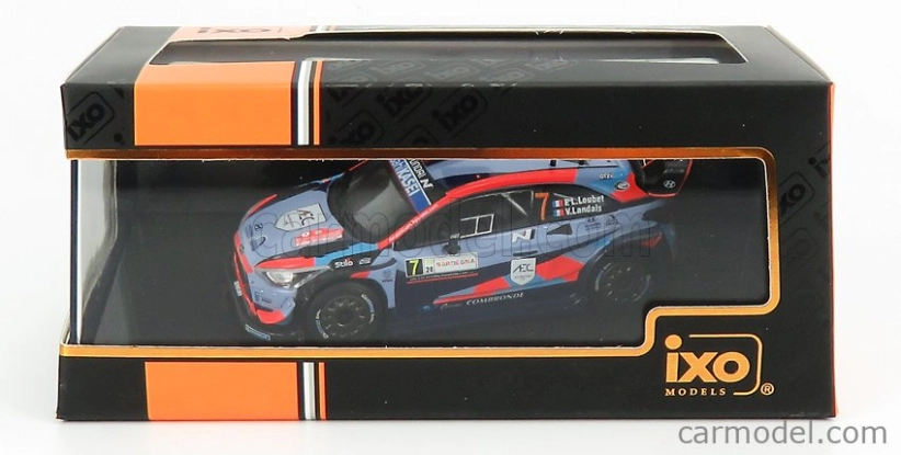 Ixo-models Hyundai I20 Coupe Wrc N 7 Rally Sardegna 2020 P.l.loubet - V.landais 1:43 Svetlo modrá červená čierna