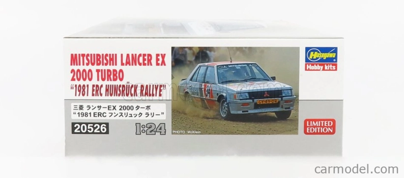 Hasegawa Mitsubishi Lancer Ex 2000 Turbo N 34 Rally Erc Hunsruck 1981 A.jetten - J.meester 1:24 /