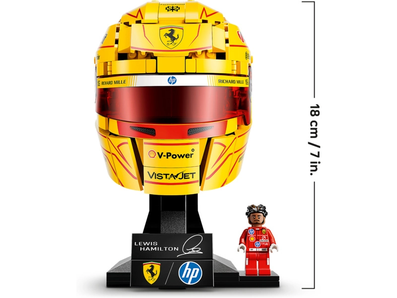 LEGO Editions - Prilba Lewisa Hamiltona zo Scuderia Ferrari HP