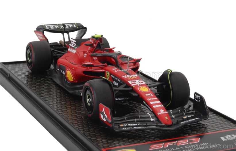Bbr-models Ferrari F1 Sf-23 Team Scuderia Ferrari N 55 4th Bahrain Gp 2023 Carlos Sainz 1:43 Red Black