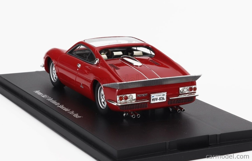 Autocult Ferrari 365p Berlinetta Speciale - 3 Seats - 3 Posti - 1966 - Personal Car Gianni Agnelli - Red Version Before Restauration 1:43 Red