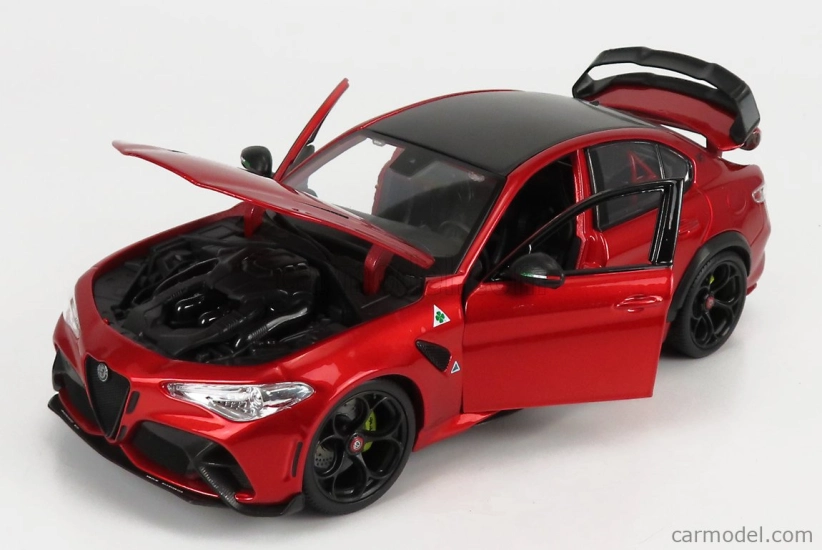 Bburago Alfa romeo Giulia Gtam 2020 1:18 Rosso Gta - Red Met