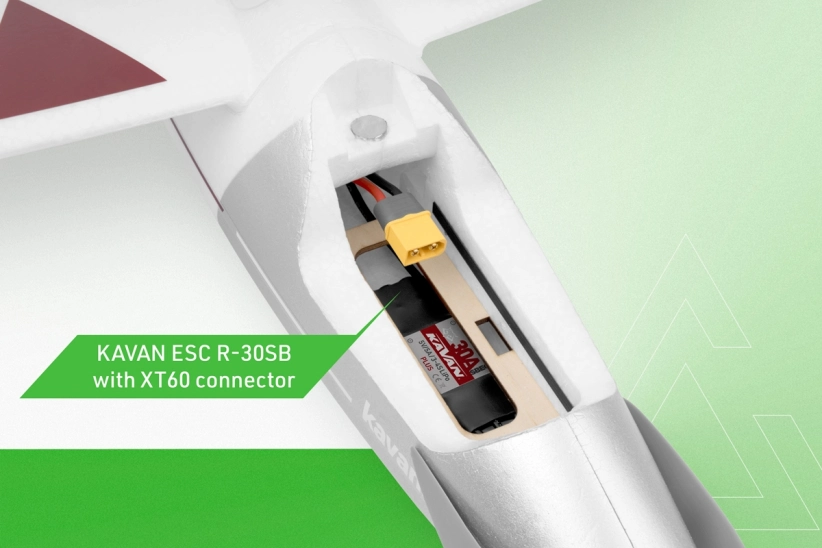 RC lietadlo Alpha 1500 V2 ARF, červené