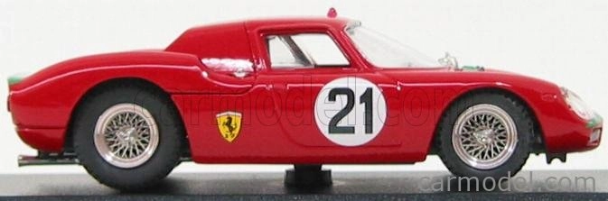 Najlepší model Ferrari 250 Lm Monza 1966 N 21 De Siebenthal 1:43 Red
