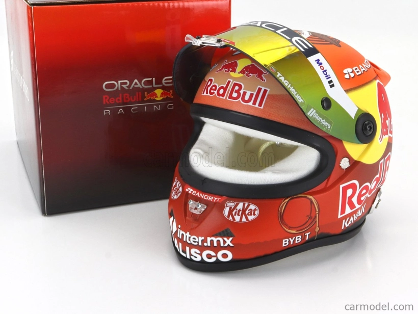 Mini helmet Schuberth helma F1 Sergio Perez Oracle Red Bull Racing N 11 1:2