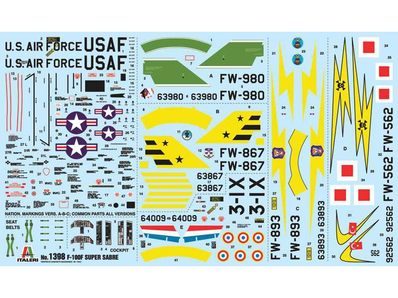 Italeri North American F-100F Super Sabre (1:72)