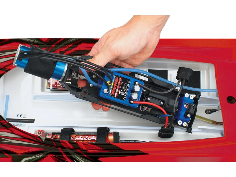 RC loď Traxxas Spartan TQi RTR, ružová