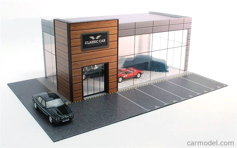 Matrix scale models Accessories Diorama - Showroom With Parking For Several Models 1:43 Různé