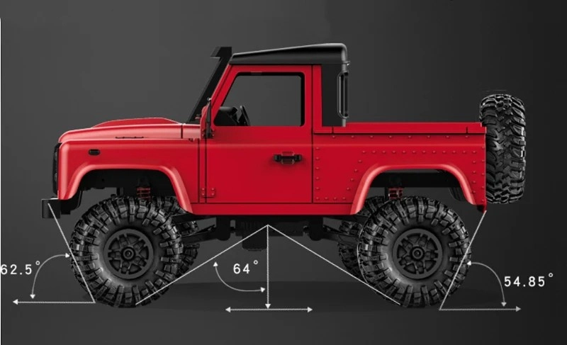 RC auto Land Rover Adventure 1/12 RTR 4WD, žltá