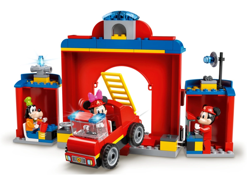 LEGO DUPLO – Hasičská stanica a auto Mickeyho a priateľov