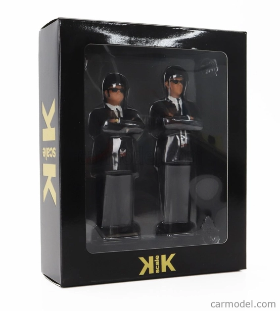 Sada figúrok v mierke kk 2x Jake a Elwood 1:18 Black White