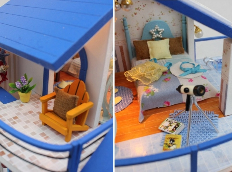 Detský miniatúrny domček Legenda o modrom mori