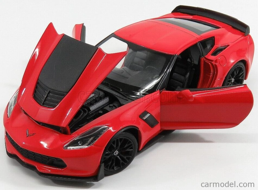 Welly Chevrolet Corvette Z06 Coupe 2017 1:24 Red