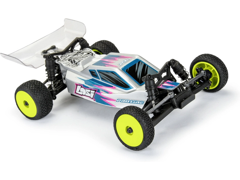 Kolesá Pro-Line 1:24, pneumatiky Electron 2.0, žltý disk, H7 (4): Micro-B