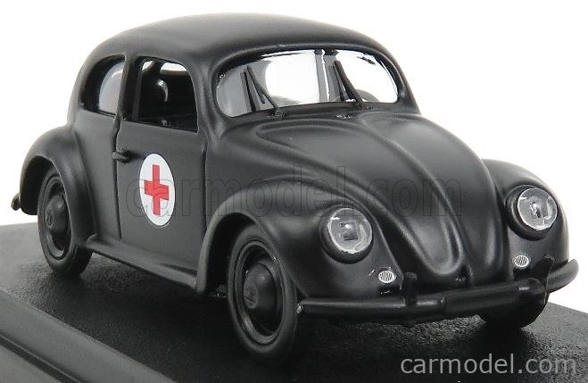 Rio-models Volkswagen Beetle Vojenská sanitka 1943 1:43 čierna