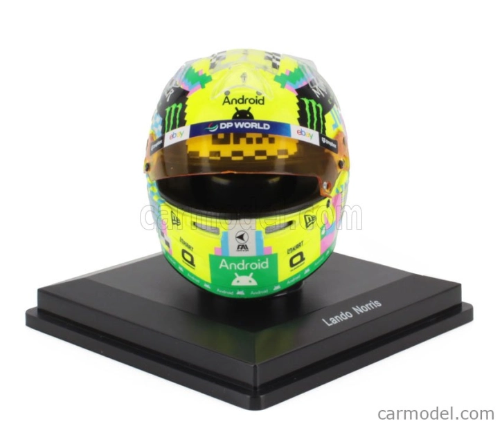 Spark-model prilby Bell Casco Helmet F1 Lando Norris Team Mclaren N 4 3rd British Gp 2024 1:5 Rôzne