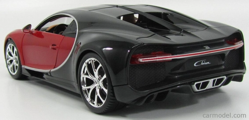 Bburago Plus Bugatti Chiron 1:18 červená