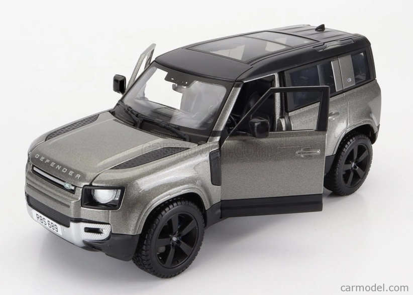 Bburago Land Rover Defender 110 1:24 strieborná