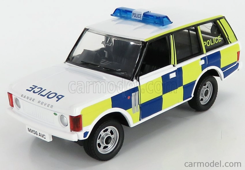 Corgi Land rover Range Rover Police 1971 1:36 Modrá Žlutá