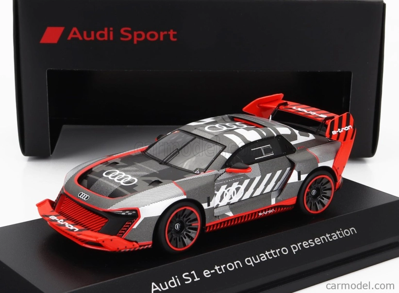 Spart Model Spark model Audi S1 E-tron Quattro N 0 Prezentácia 2023 1:43 Strieborná ...