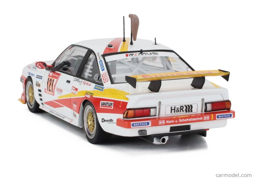 Werk83 Opel Manta Gt Team Automobilclub Von Deutschland N 121 24h Nurburgring 2023 Hans-olaf Beckmann - Peter Hass - Jurgen Schulten - Volker Strycek 1:18 Biela Oranžová Žltá