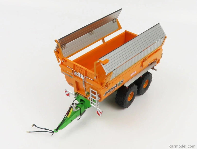 Universal hobbies Joskin Silo-cargo Transktp 22/50 Uzavretý príves pre traktor 2004 1:32 Oranžová strieborno-zelená