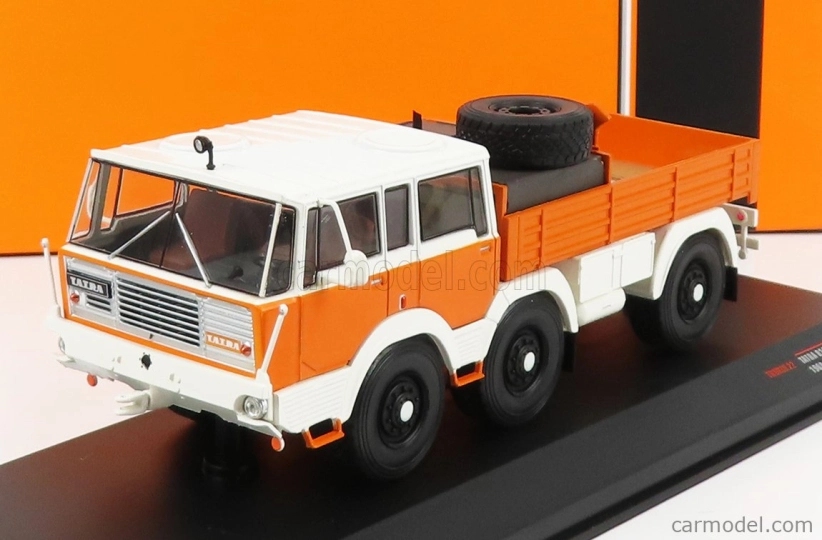 Ixo-models Tatra 813 6x6 Truck 3-assi 1968 1:43 Žlutá Bílá
