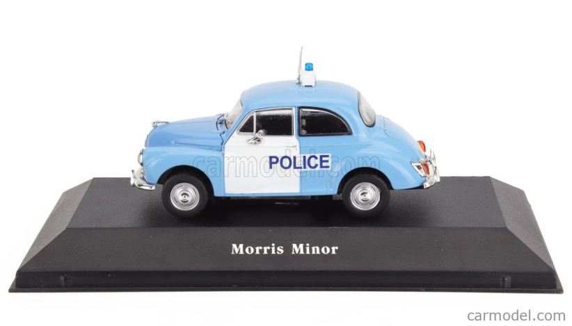 Edicola Morris Minor Police 1957 1:43 svetlomodrá biela