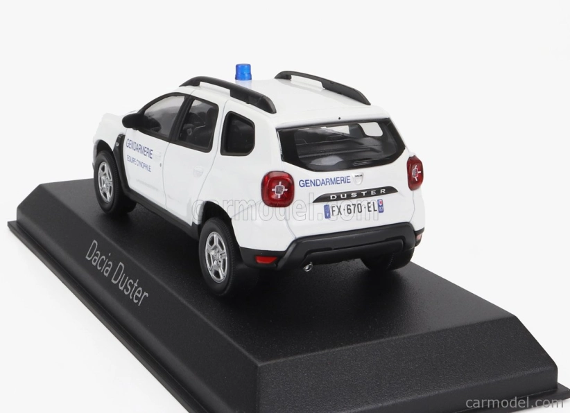 Norev Dacia Duster Police Equipe Cynophile 2020 1:43 Biela