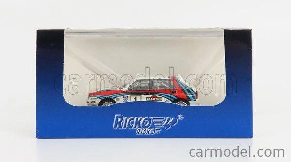 Ricko Lancia Delta Hf Integrale Evoluzione Ii Martini N 1 Rally Montecarlo 1992 1:87 Bílá Modrá Červená