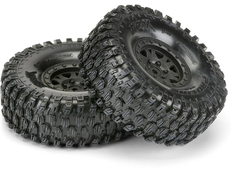 Pro-Line kolo 1.9", pneu Hyrax G8, disk Impulse H12 černý (2)