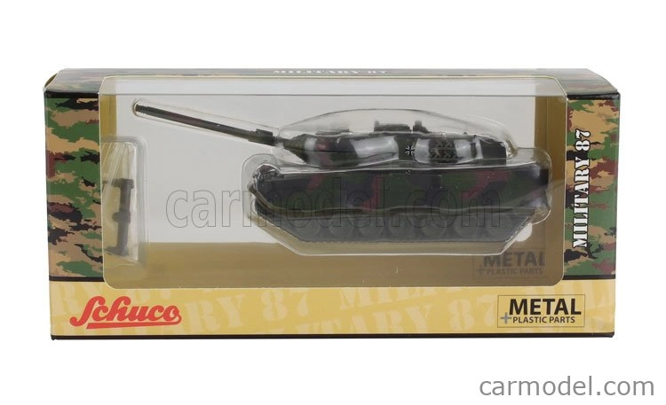 Schuco Krauss-maffei wegmann Tank Leopard 2a6 German Army 1945 1:87 Vojenská Zelená
