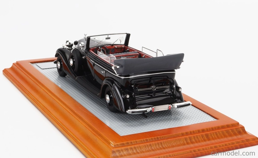 Ilario-model Horch 951a Pullman Original Car Cabriolet Open 1937 1:43 Black