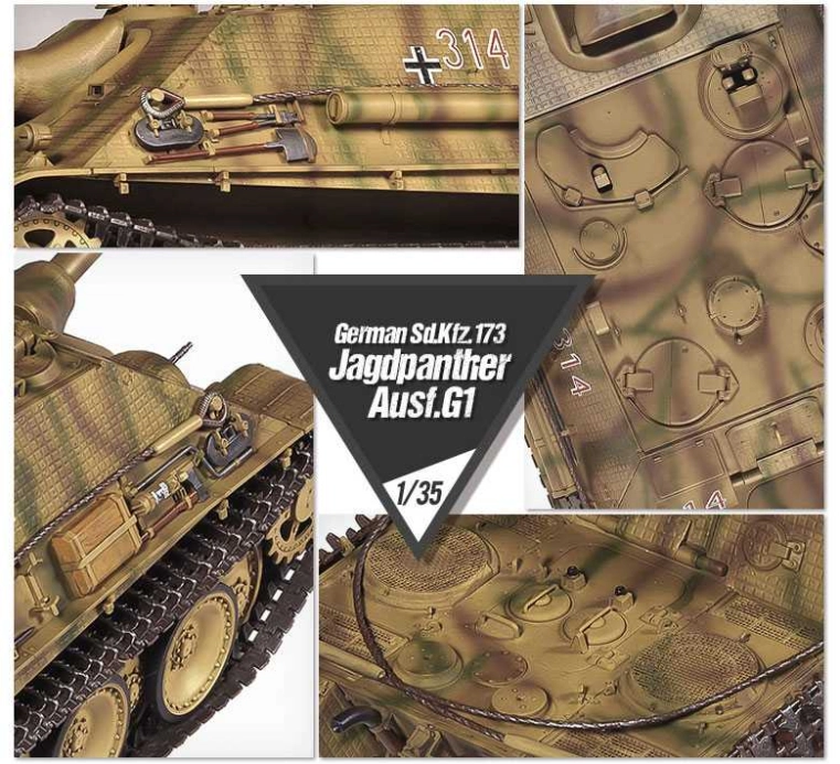 Academy Sd.kfz.173 Jagdpanther Ausf.G1 (1:35)