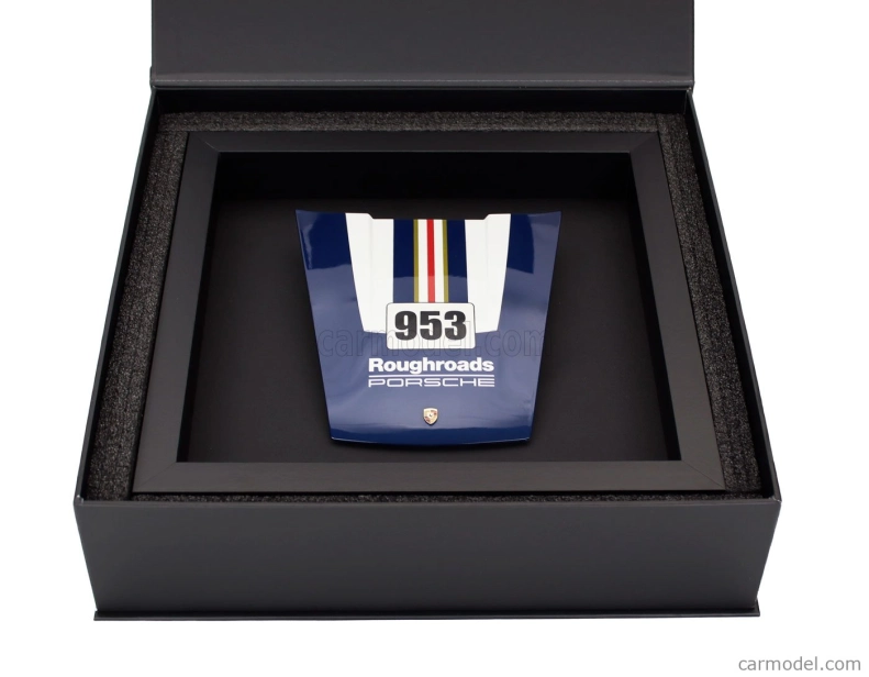 Spark-model Príslušenstvo Mini Hood Porsche 911 992 N 953 Rally Dakar Roughroads Livery 2023 1:8 Modrá Biela Červená