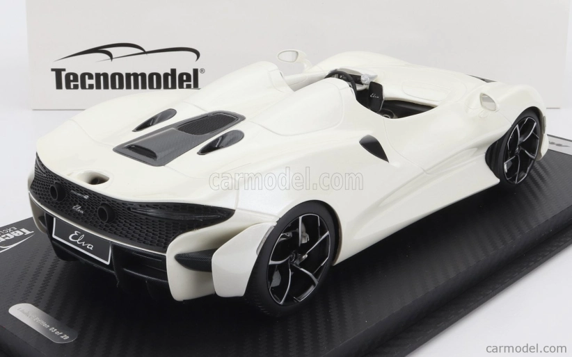 Tecnomodel Mclaren Elva 2020 1:18 Pearl White